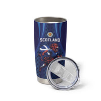Custom World Football 2026 Scotland Tumbler Cup Lion Mascot Go Scottish