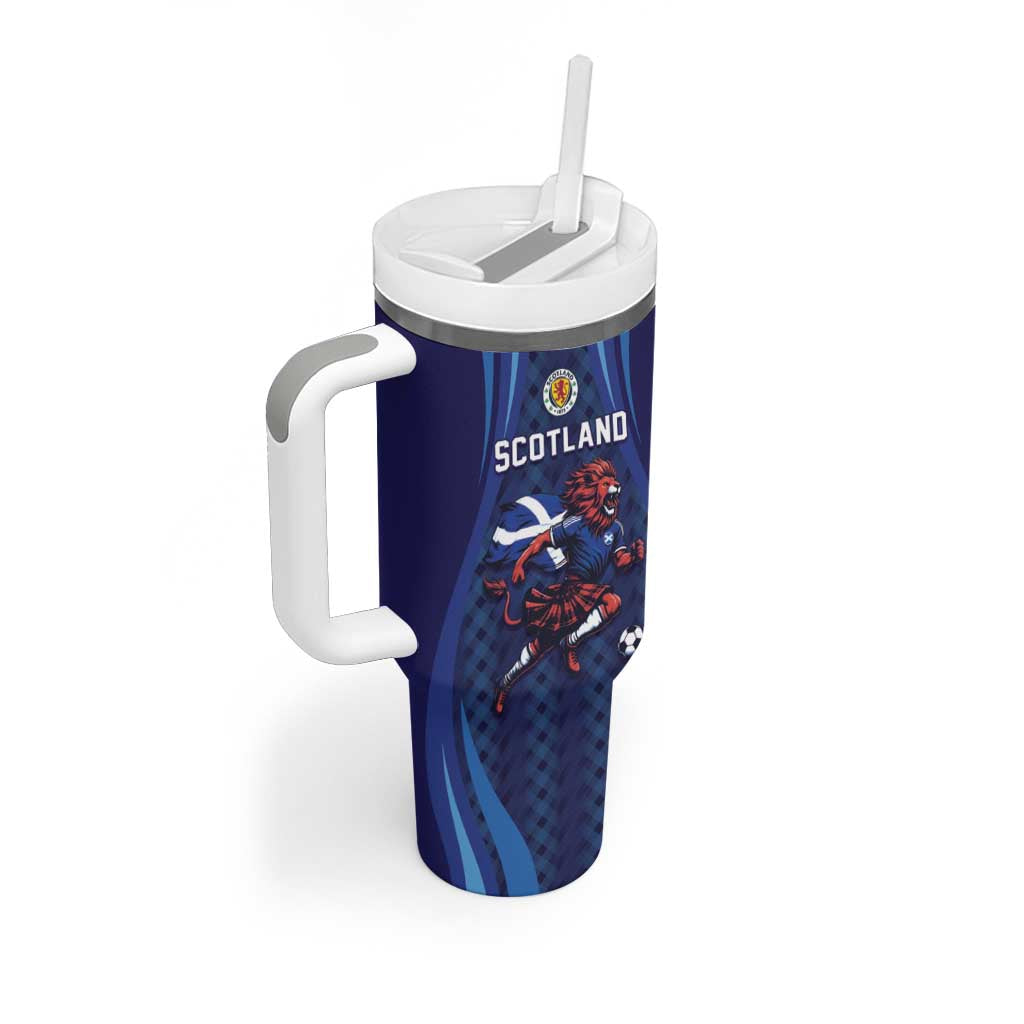 Custom World Football 2026 Scotland Tumbler With Handle Lion Mascot Go Scottish