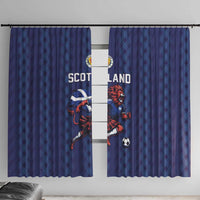 World Football 2026 Scotland Window Curtain Lion Mascot Go Scottish