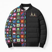 Kentucky Horse Racing 152nd Bomber Puffer Jacket Run for the Roses 2026 Black Edition