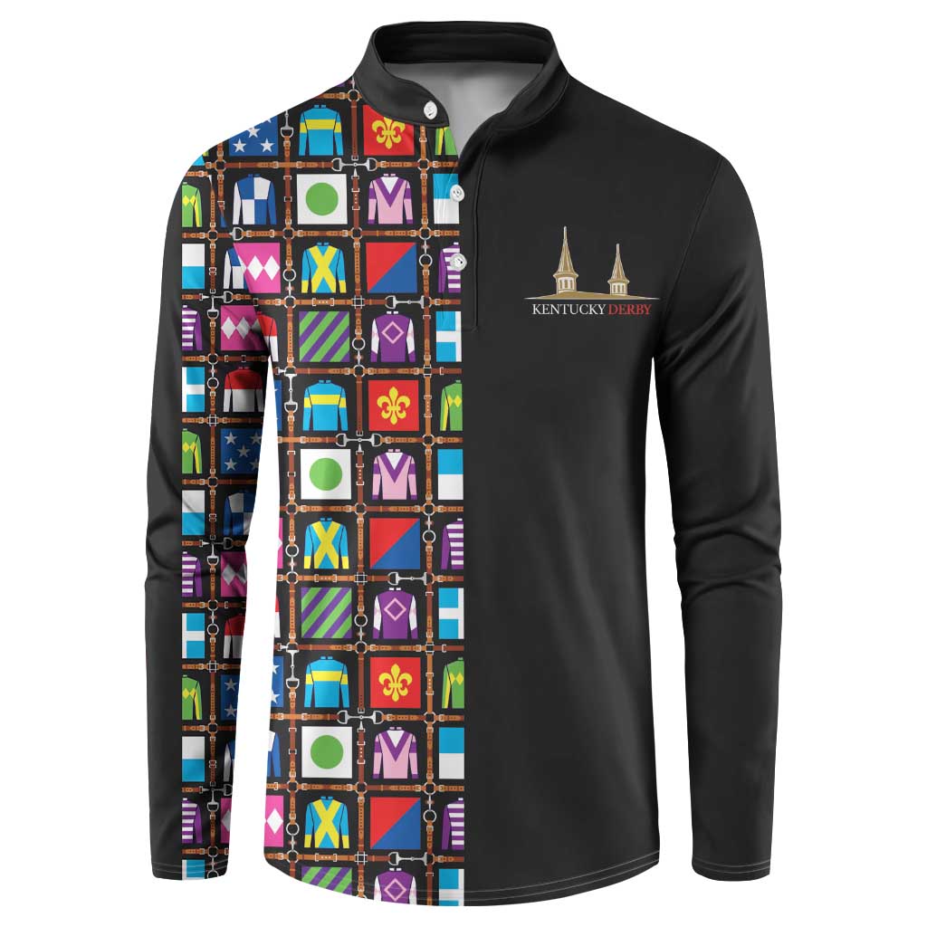 Kentucky Horse Racing 152nd Button Sweatshirt Run for the Roses 2026 Black Edition