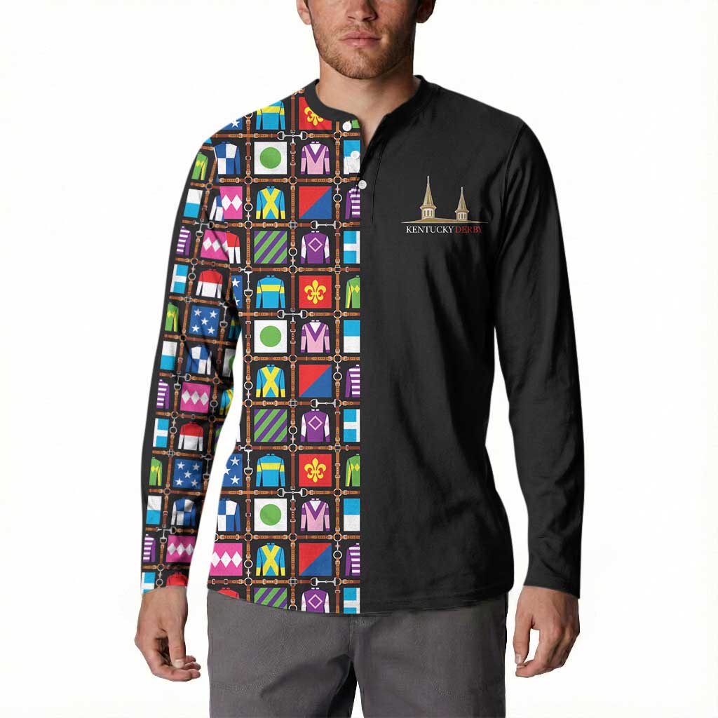 Kentucky Horse Racing 152nd Button Sweatshirt Run for the Roses 2026 Black Edition