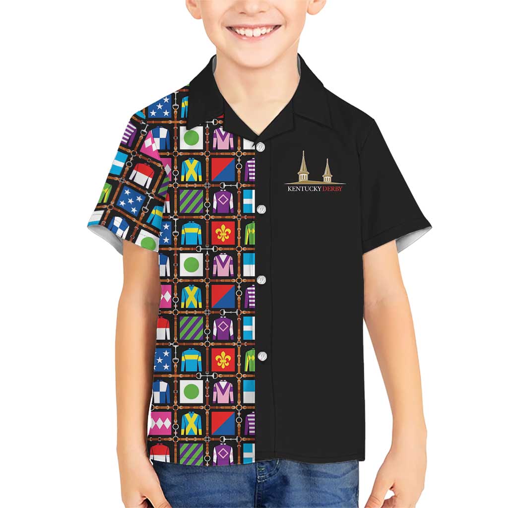 Kentucky Horse Racing 152nd Hawaiian Shirt Run for the Roses 2026 Black Edition