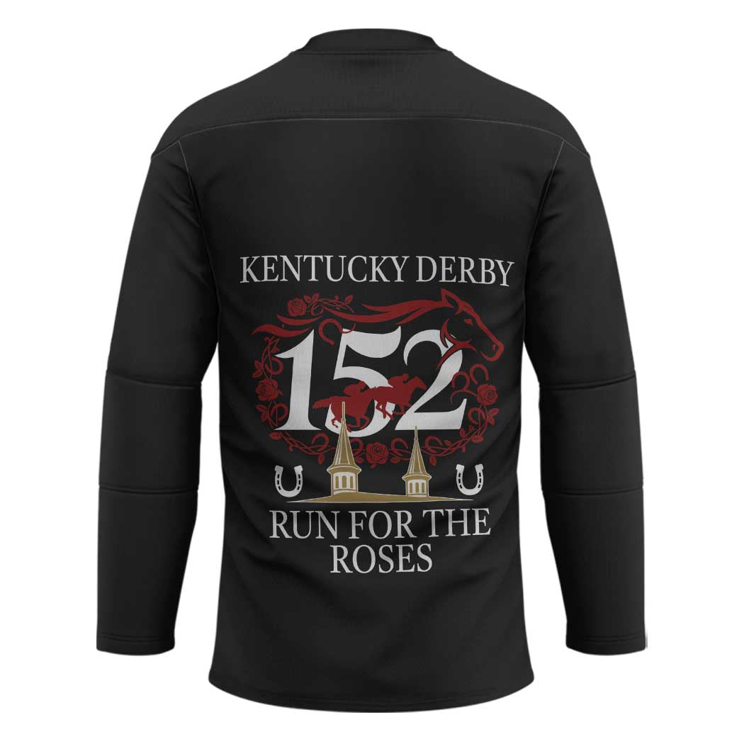 Kentucky Horse Racing 152nd Hockey Jersey Run for the Roses 2026 Black Edition