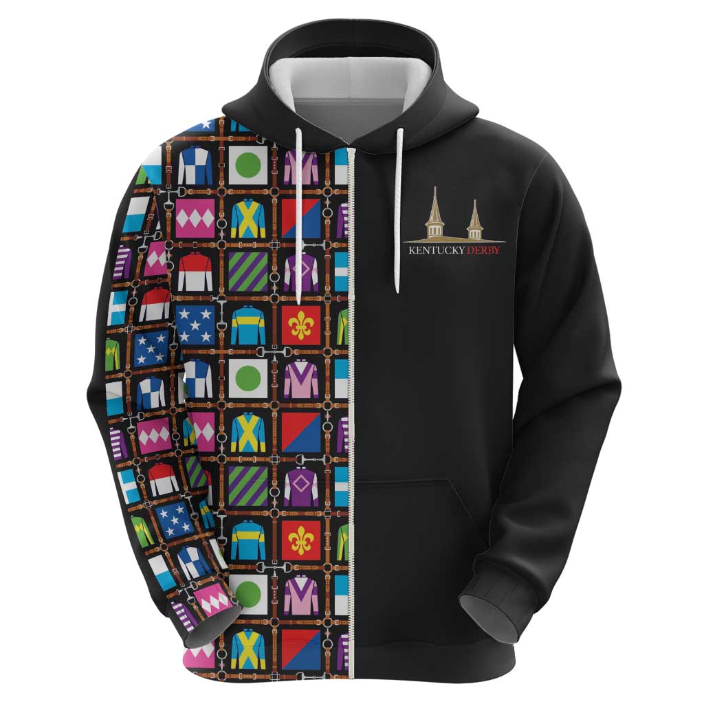 Kentucky Horse Racing 152nd Hoodie Run for the Roses 2026 Black Edition