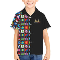 Kentucky Horse Racing 152nd Kid Hawaiian Shirt Run for the Roses 2026 Black Edition