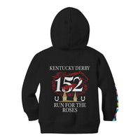 Kentucky Horse Racing 152nd Kid Hoodie Run for the Roses 2026 Black Edition