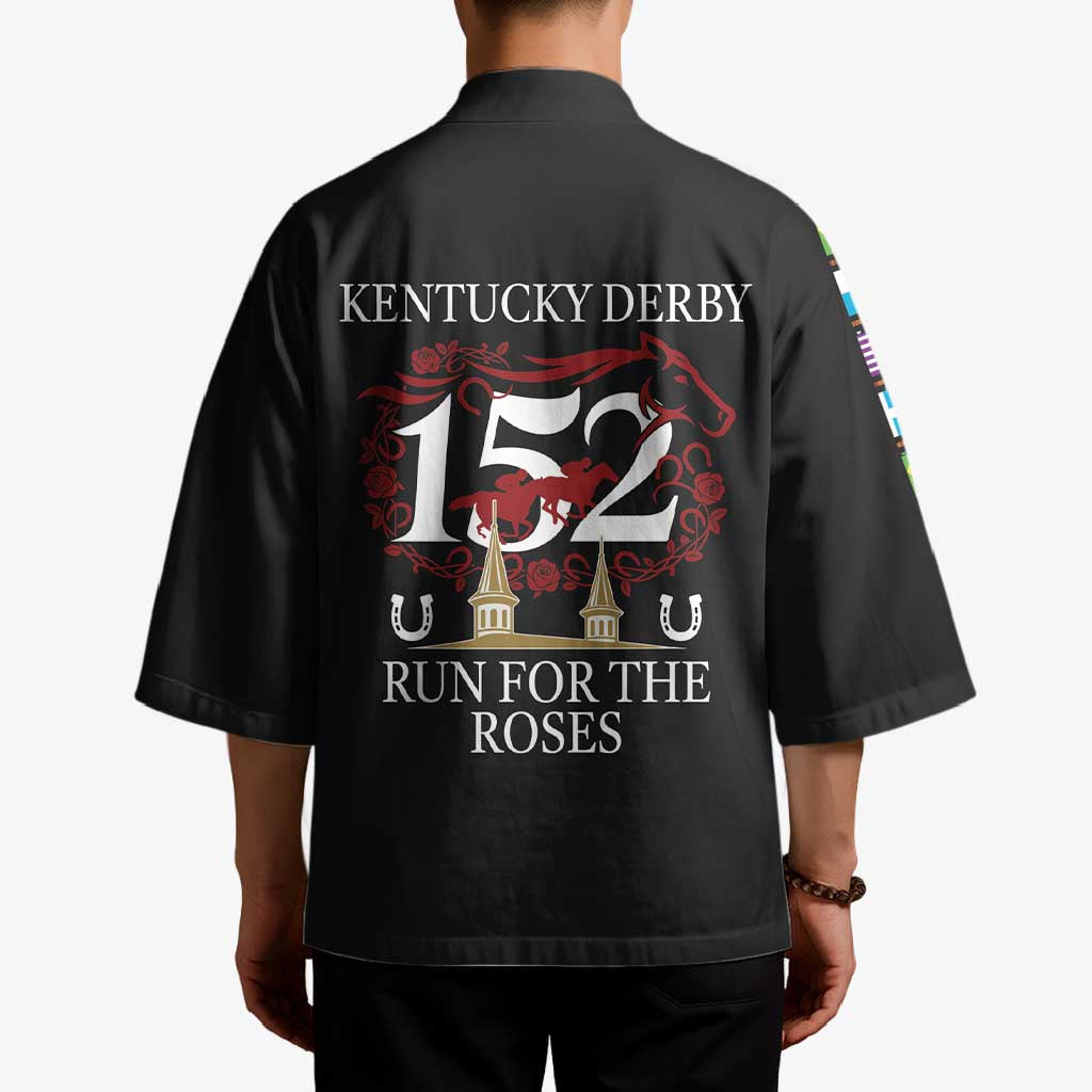 Kentucky Horse Racing 152nd Kimono Run for the Roses 2026 Black Edition