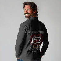 Kentucky Horse Racing 152nd Long Sleeve Polo Shirt Run for the Roses 2026 Black Edition