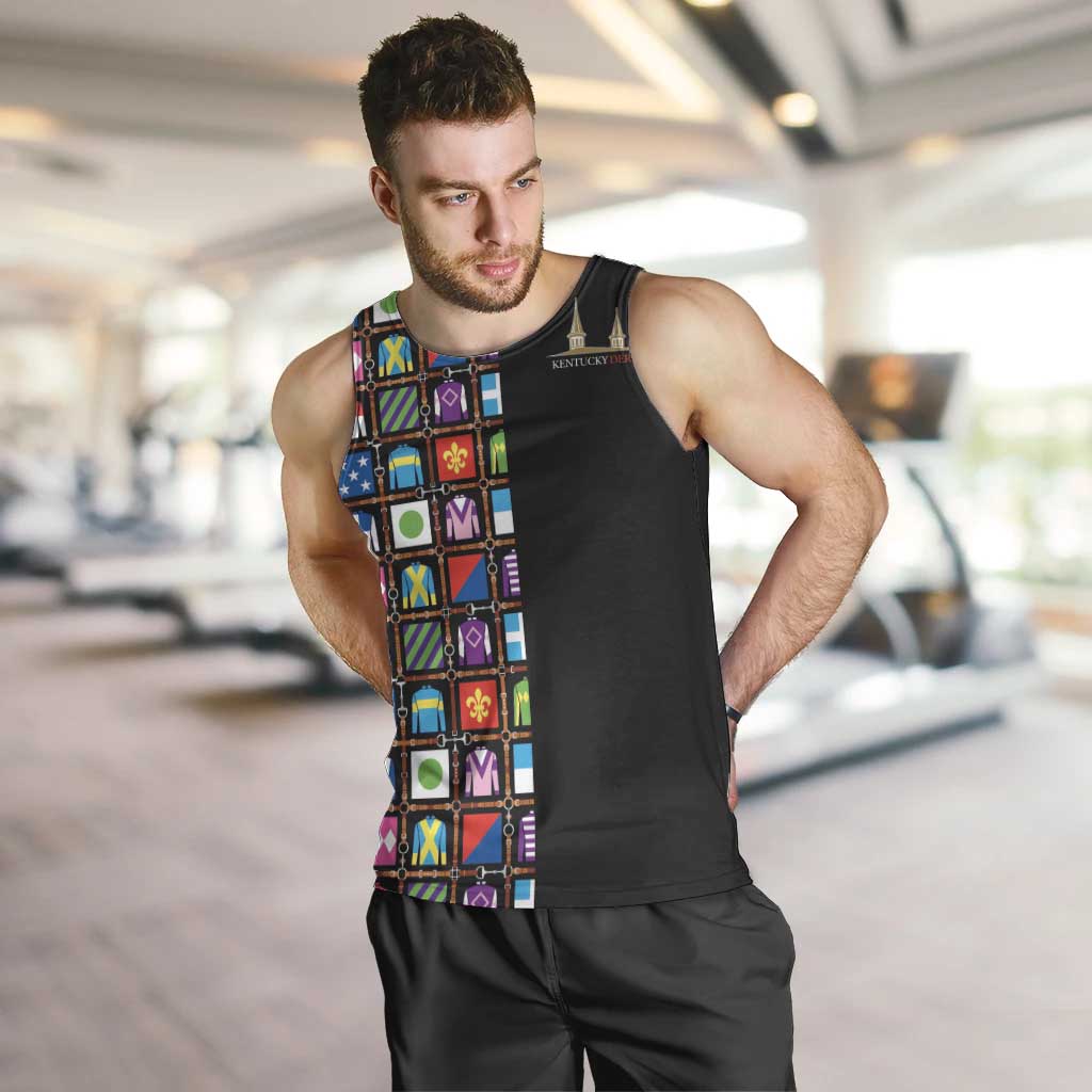 Kentucky Horse Racing 152nd Men Tank Top Run for the Roses 2026 Black Edition
