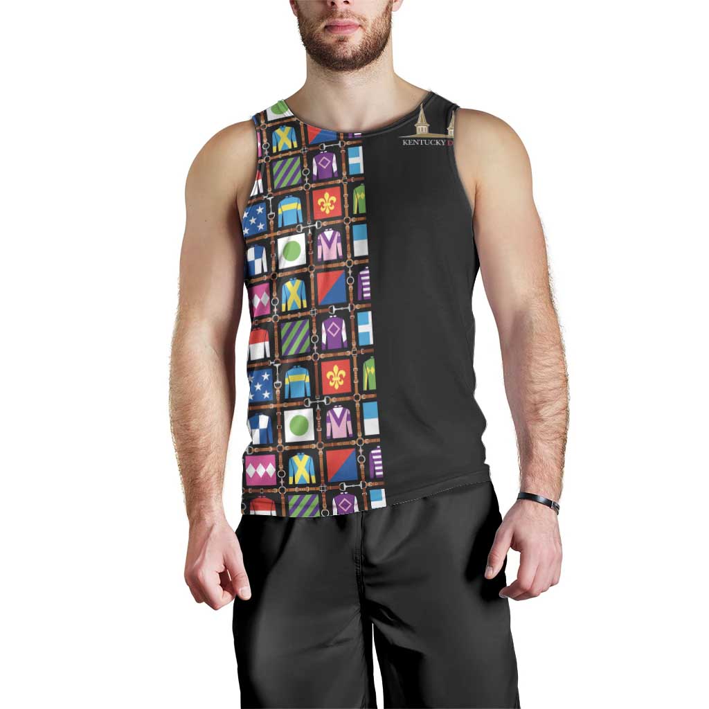 Kentucky Horse Racing 152nd Men Tank Top Run for the Roses 2026 Black Edition