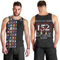 Kentucky Horse Racing 152nd Men Tank Top Run for the Roses 2026 Black Edition