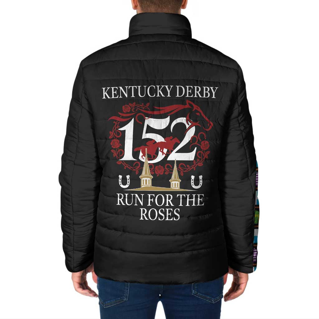Kentucky Horse Racing 152nd Padded Jacket Run for the Roses 2026 Black Edition