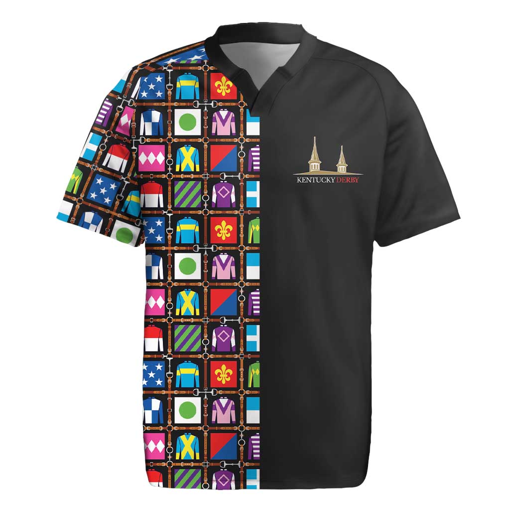 Kentucky Horse Racing 152nd Rugby Jersey Run for the Roses 2026 Black Edition