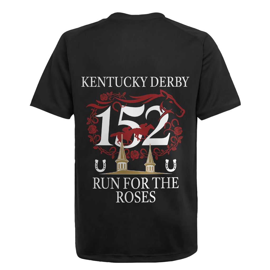 Kentucky Horse Racing 152nd Rugby Jersey Run for the Roses 2026 Black Edition