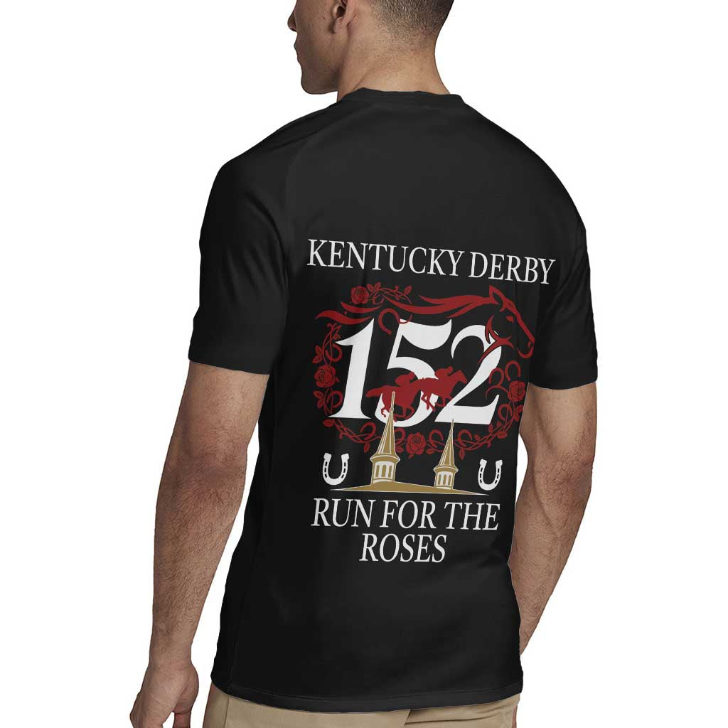 Kentucky Horse Racing 152nd Rugby Jersey Run for the Roses 2026 Black Edition