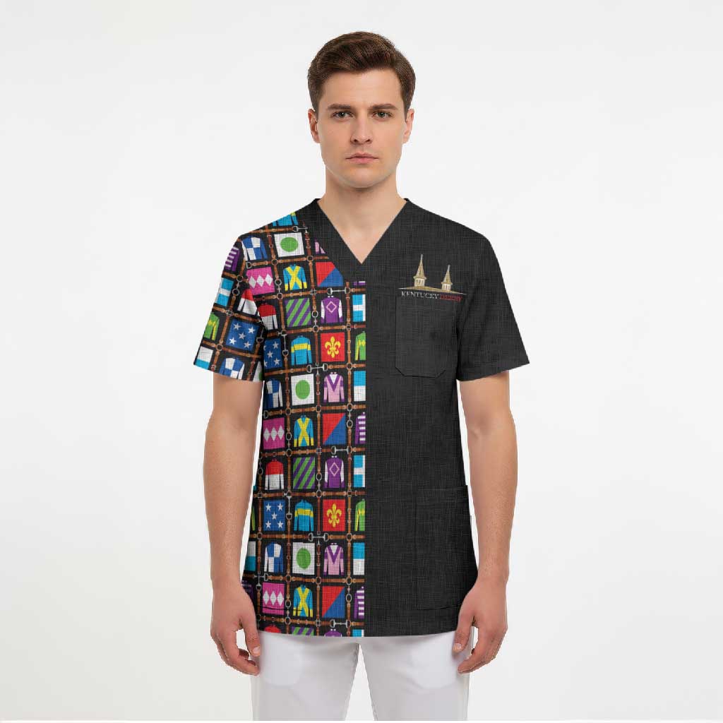 Kentucky Horse Racing 152nd Scrub Top Run for the Roses 2026 Black Edition