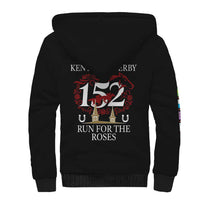 Kentucky Horse Racing 152nd Sherpa Hoodie Run for the Roses 2026 Black Edition