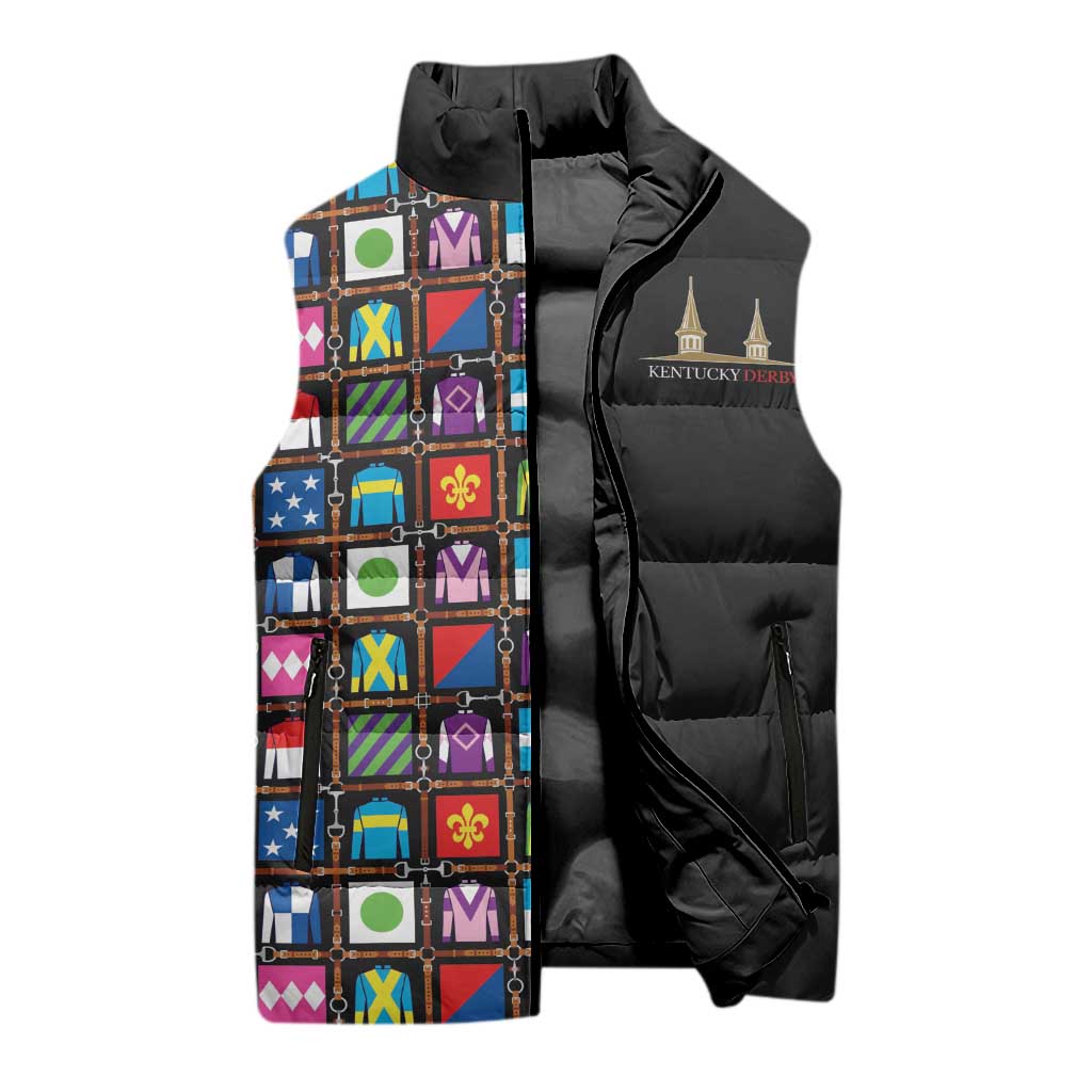 Kentucky Horse Racing 152nd Sleeveless Puffer Jacket Run for the Roses 2026 Black Edition