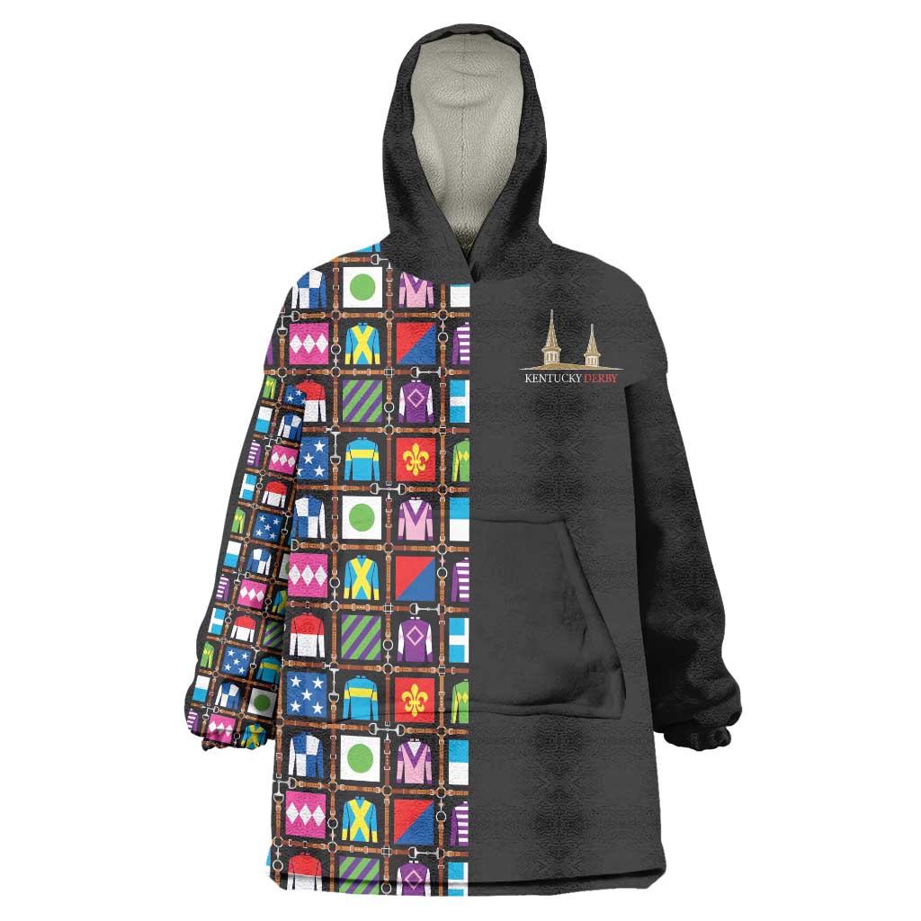 Kentucky Horse Racing 152nd Wearable Blanket Hoodie Run for the Roses 2026 Black Edition