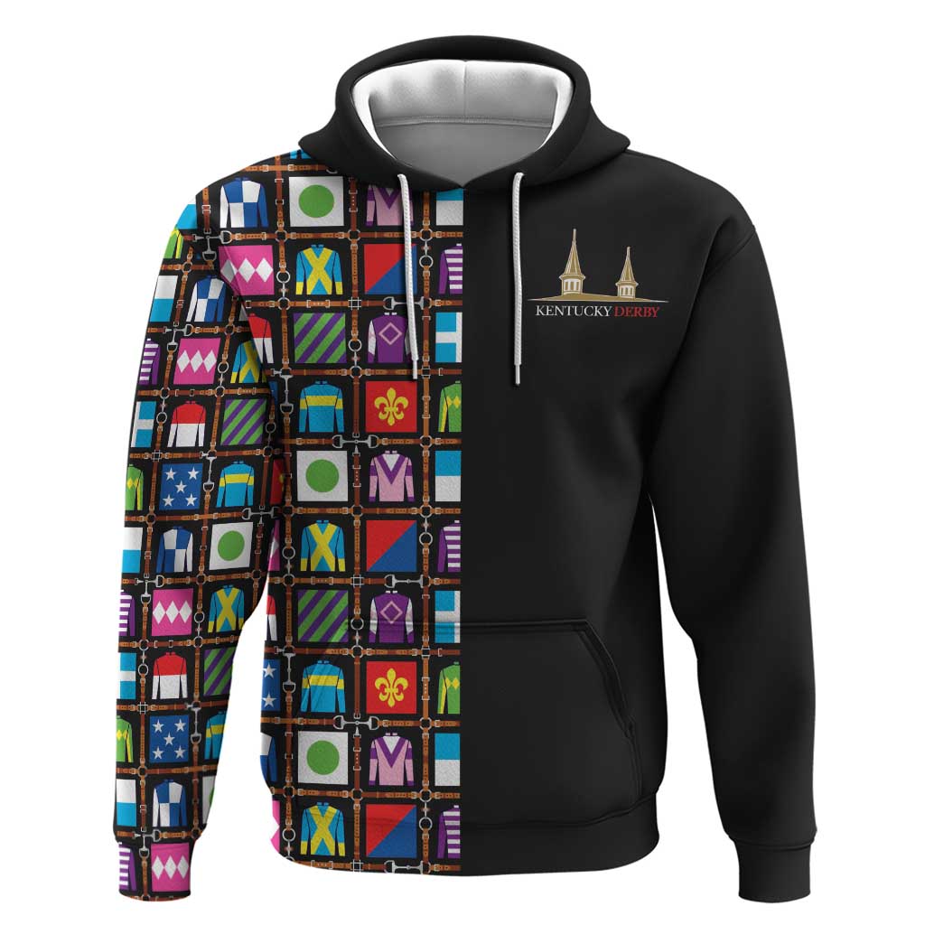 Kentucky Horse Racing 152nd Zip Hoodie Run for the Roses 2026 Black Edition