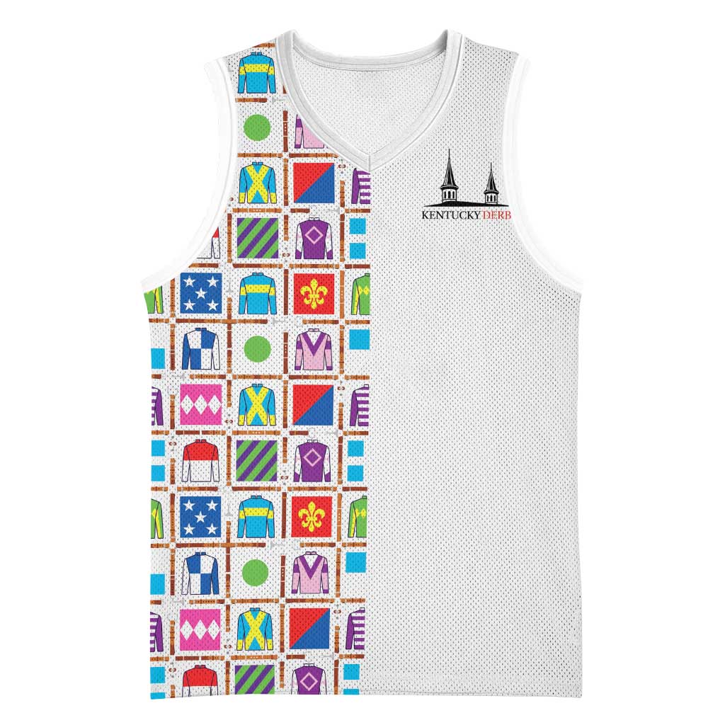 Kentucky Horse Racing 152nd Basketball Jersey Run for the Roses 2026 White Edition