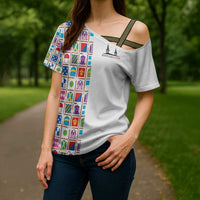 Kentucky Horse Racing 152nd Cross Shoulder Shirt Run for the Roses 2026 White Edition