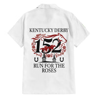 Kentucky Horse Racing 152nd Hawaiian Shirt Run for the Roses 2026 White Edition