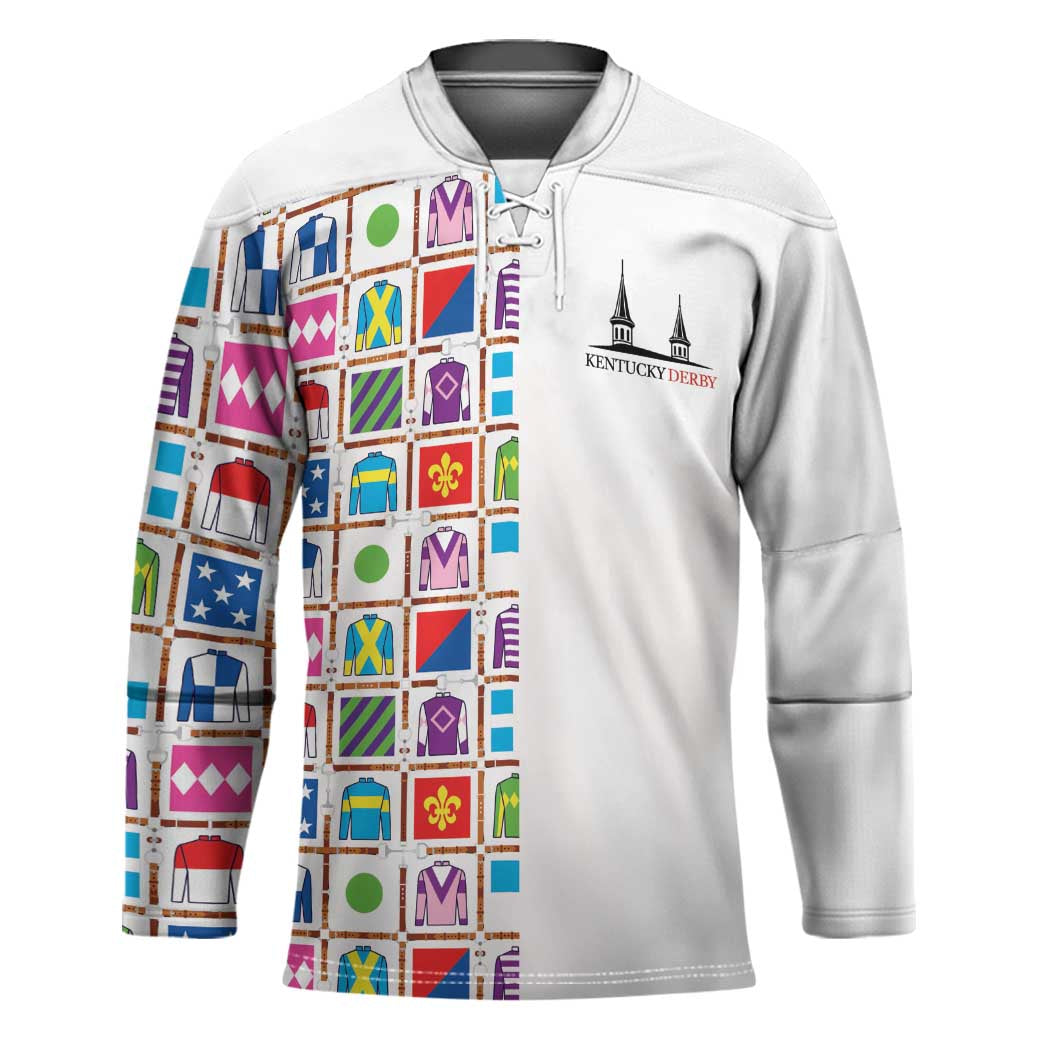 Kentucky Horse Racing 152nd Hockey Jersey Run for the Roses 2026 White Edition