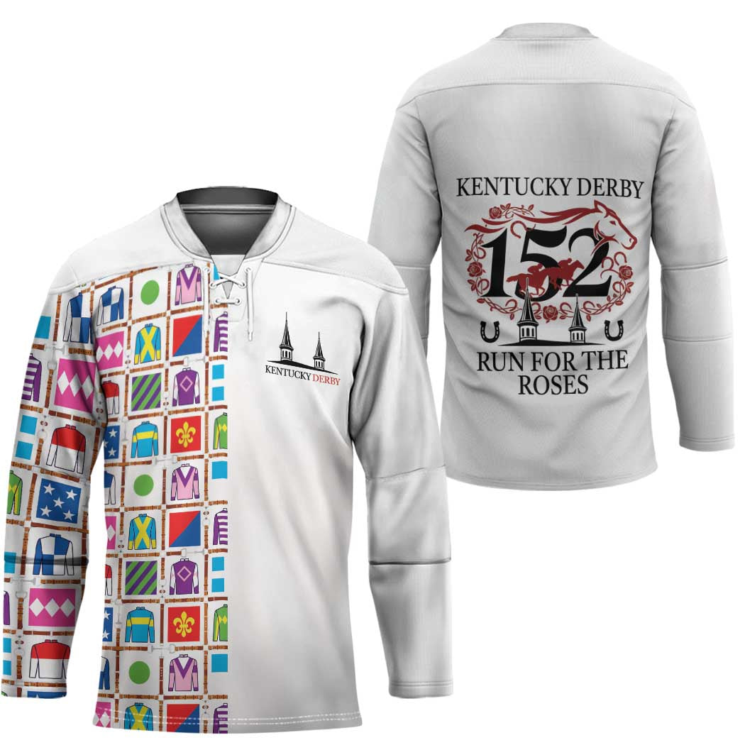 Kentucky Horse Racing 152nd Hockey Jersey Run for the Roses 2026 White Edition