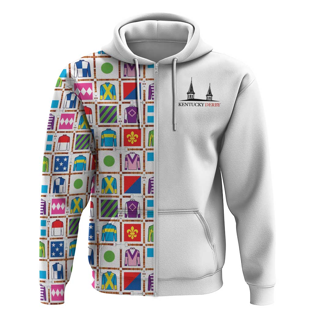 Kentucky Horse Racing 152nd Hoodie Run for the Roses 2026 White Edition