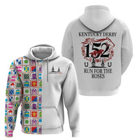 Kentucky Horse Racing 152nd Hoodie Run for the Roses 2026 White Edition