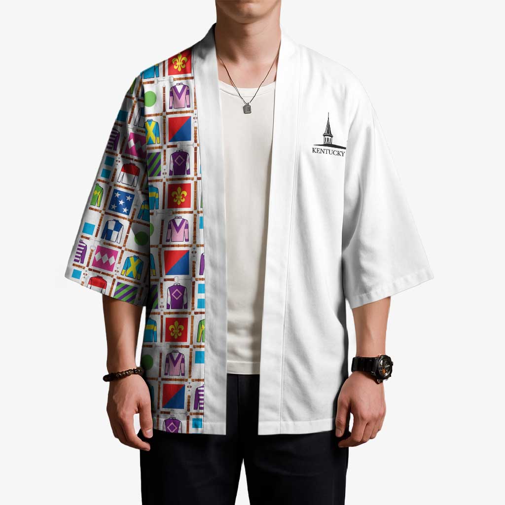 Kentucky Horse Racing 152nd Kimono Run for the Roses 2026 White Edition
