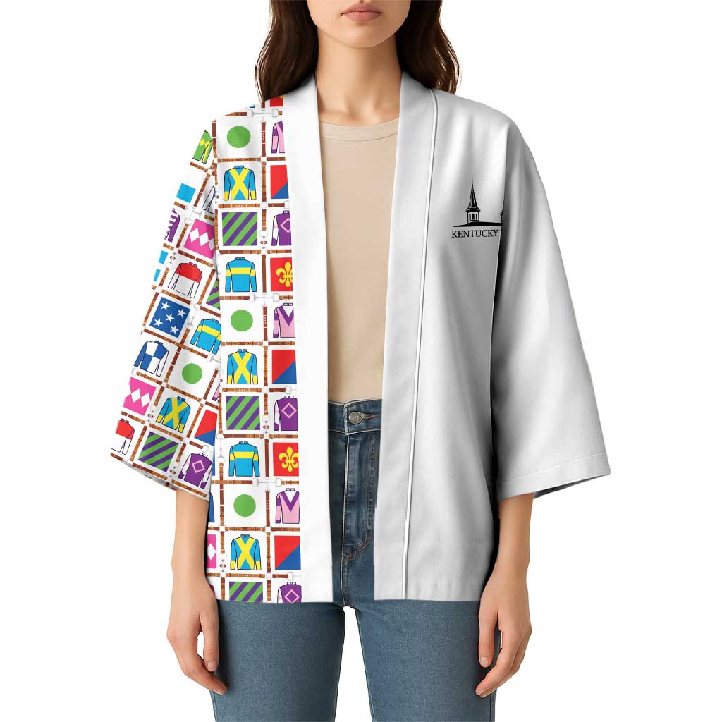 Kentucky Horse Racing 152nd Kimono Run for the Roses 2026 White Edition