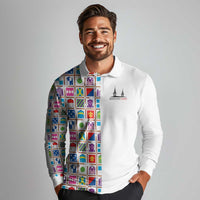 Kentucky Horse Racing 152nd Long Sleeve Polo Shirt Run for the Roses 2026 White Edition