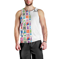 Kentucky Horse Racing 152nd Men Tank Top Run for the Roses 2026 White Edition