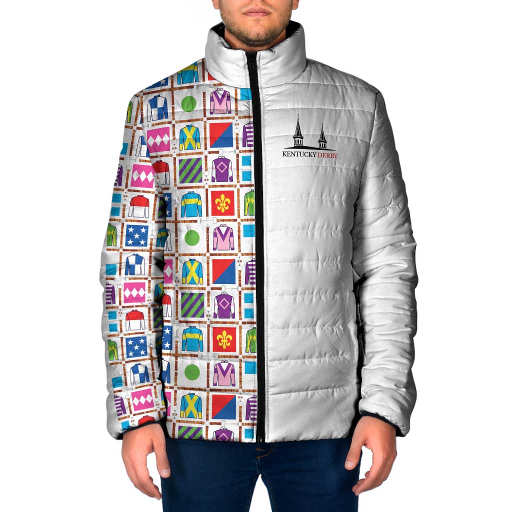 Kentucky Horse Racing 152nd Padded Jacket Run for the Roses 2026 White Edition
