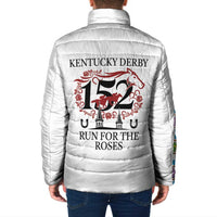 Kentucky Horse Racing 152nd Padded Jacket Run for the Roses 2026 White Edition