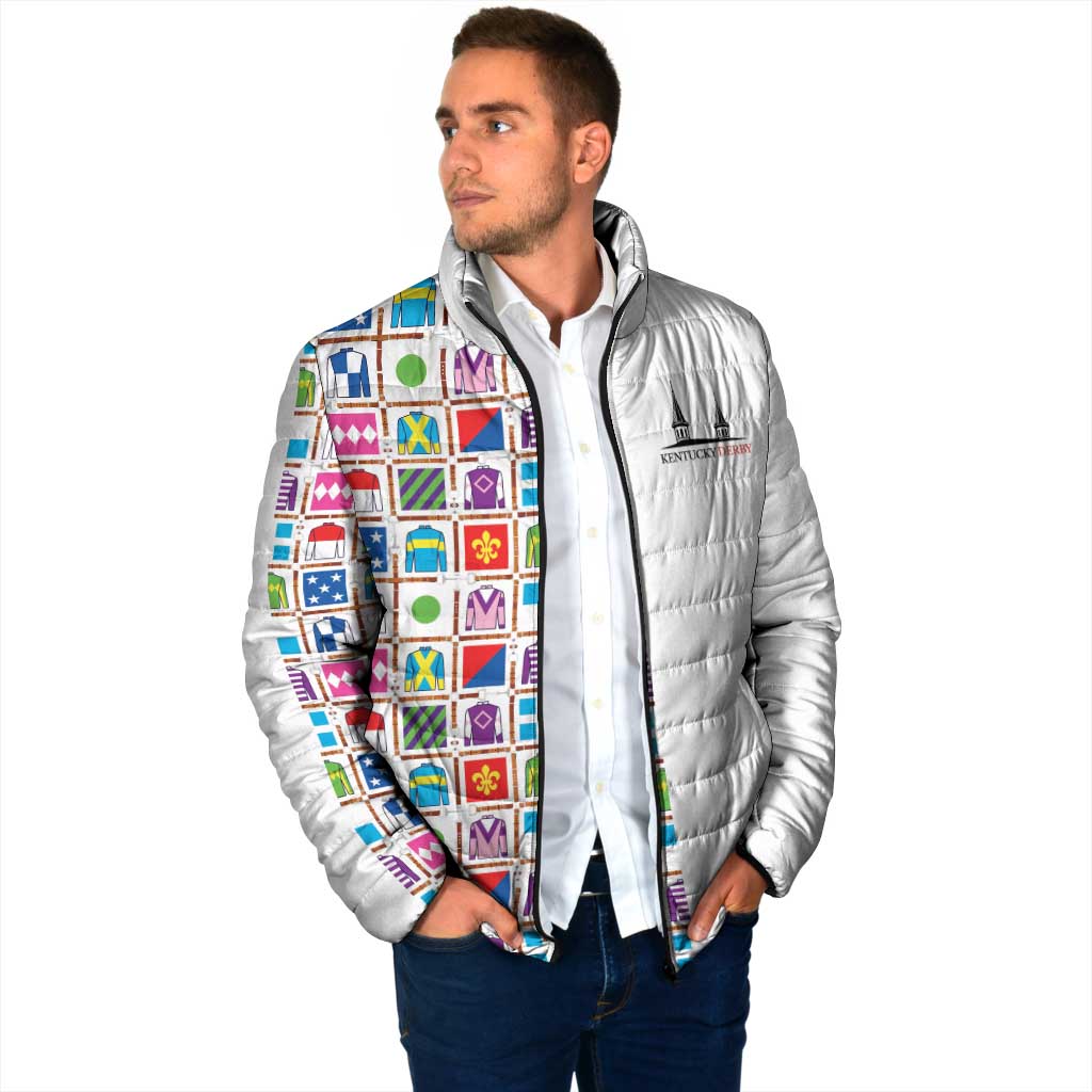Kentucky Horse Racing 152nd Padded Jacket Run for the Roses 2026 White Edition