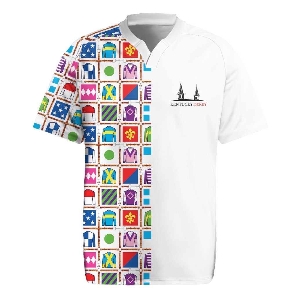 Kentucky Horse Racing 152nd Rugby Jersey Run for the Roses 2026 White Edition