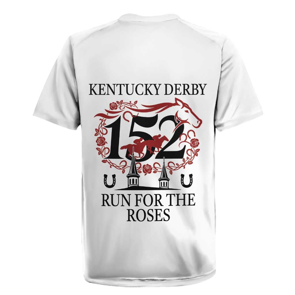 Kentucky Horse Racing 152nd Rugby Jersey Run for the Roses 2026 White Edition
