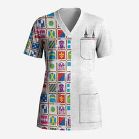 Kentucky Horse Racing 152nd Scrub Top Run for the Roses 2026 White Edition