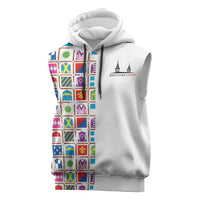 Kentucky Horse Racing 152nd Sleeveless Hoodie Run for the Roses 2026 White Edition