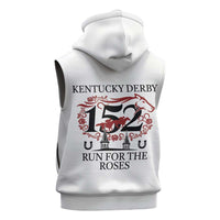 Kentucky Horse Racing 152nd Sleeveless Hoodie Run for the Roses 2026 White Edition