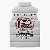 Kentucky Horse Racing 152nd Sleeveless Puffer Jacket Run for the Roses 2026 White Edition