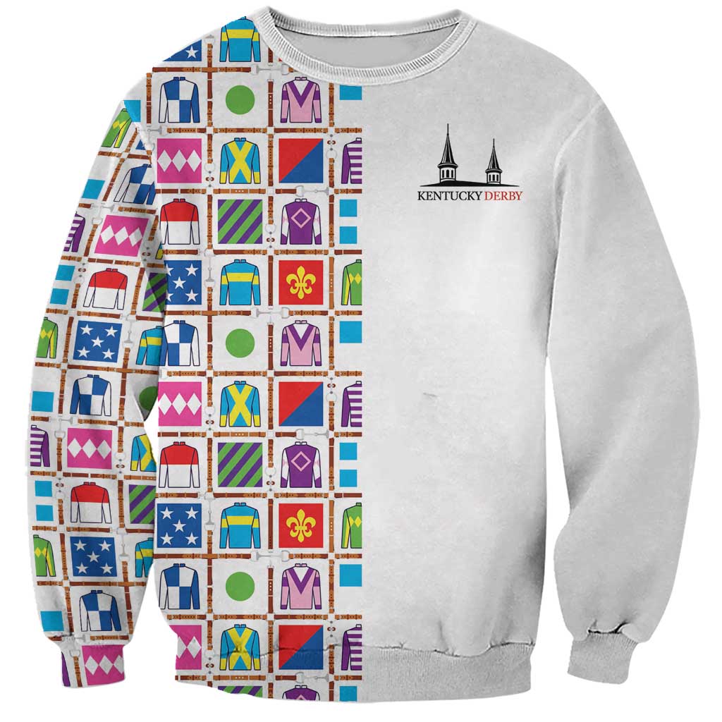 Kentucky Horse Racing 152nd Sweatshirt Run for the Roses 2026 White Edition