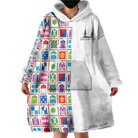 Kentucky Horse Racing 152nd Wearable Blanket Hoodie Run for the Roses 2026 White Edition