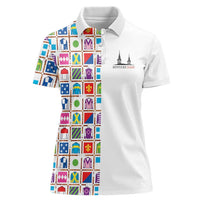 Kentucky Horse Racing 152nd Women Polo Shirt Run for the Roses 2026 White Edition