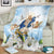 Italy Immaculate Conception Feast Day Blanket Virgin Mary with Cross And Lily Flower - Wonder Print Shop