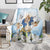 Italy Immaculate Conception Feast Day Blanket Virgin Mary with Cross And Lily Flower - Wonder Print Shop